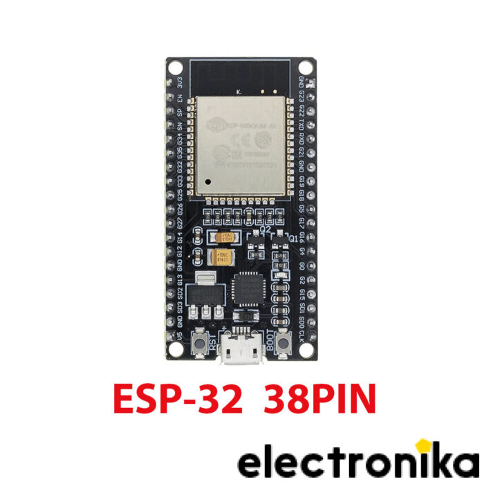 ESP32 38PIN Carte de développement WiFi + Bluetooth – Image 2